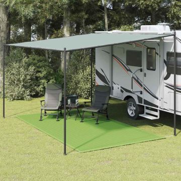 Tappeto da Tenda Verde Chiaro 250x350 cm HDPE