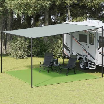 Tappeto da Tenda Verde Chiaro 400x400 cm HDPE