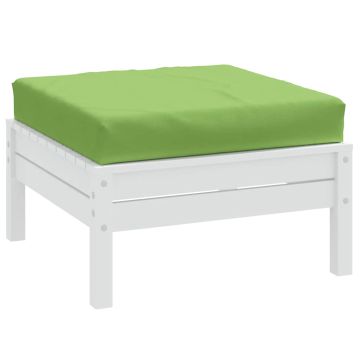 Cuscino per Pallet Verde Mélange 60x60x9,5 cm in Tessuto