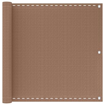 Schermo da balcone 90 x 700 cm HDPE e alluminio Rettangolare