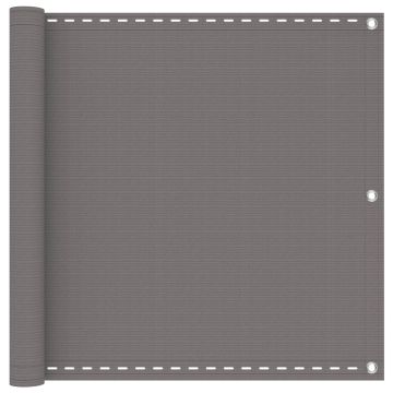 Schermo da balcone Grigio Chiaro 120 x 400 cm HDPE e alluminio