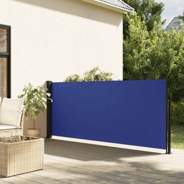Tenda da Sole Laterale Retrattile Blu 117x300 cm