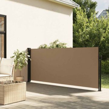 Tenda da Sole Laterale Retrattile Tortora 117x300 cm