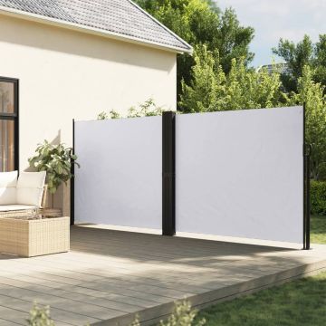 Tenda da Sole Laterale Retrattile Bianca 160x1000 cm