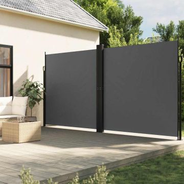 Tenda da Sole Laterale Retrattile Antracite 220x1200 cm