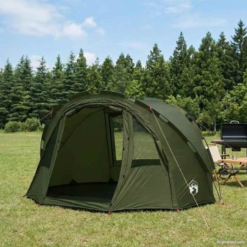 Tenda da Pesca per 2 Persone Verde Oliva Impermeabile