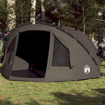 Tenda da Pesca per 2 Persone Marrone Impermeabile