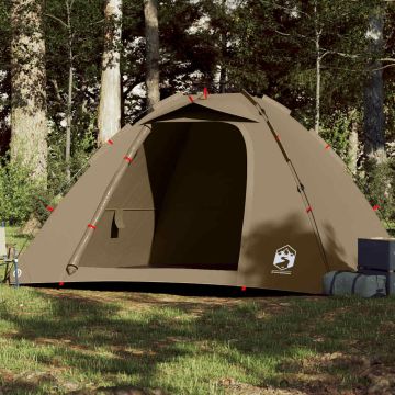Tenda da Pesca 4 Persone Verde Oliva a Rilascio Rapido