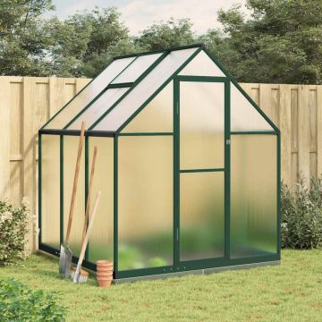 Telaio Serra con Base Verde 169x169x202 cm in Alluminio