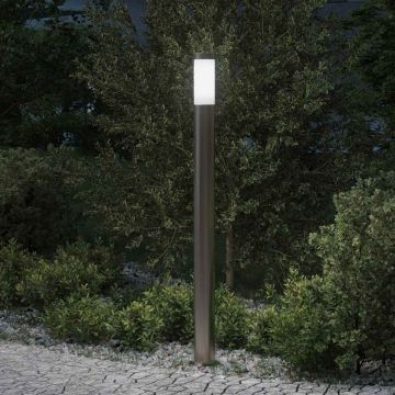 Lampada a paletto 110 cm in Acciaio Inox IP44