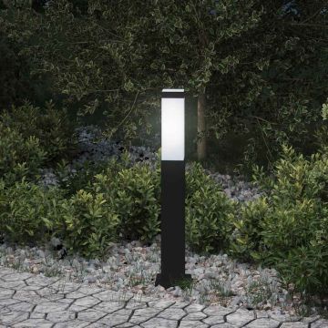 Lampada a paletto 50 cm Nera IP44
