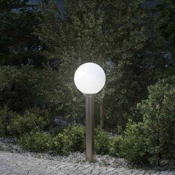 Lampada a paletto 80 cm in Acciaio Inox IP44