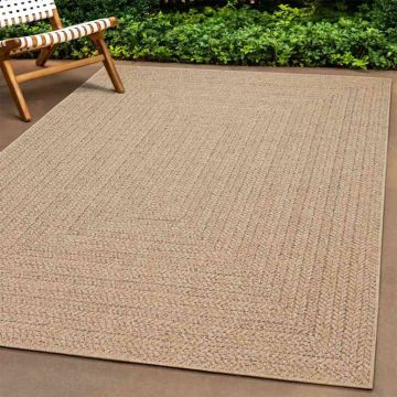 Tappeto ZIZUR 240x340 cm Aspetto Iuta per Interni ed Esterni