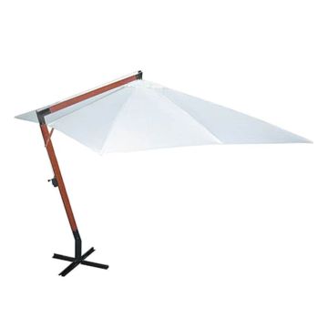 Ombrellone 300 x 400 cm Bianco