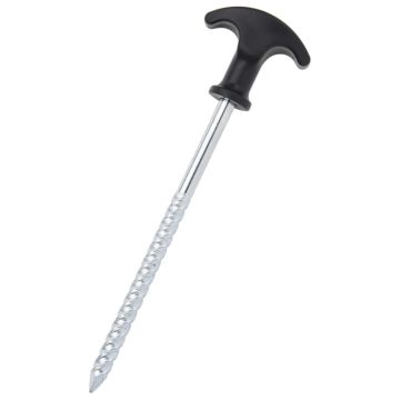 Picchetti per Tenda 12 pz 17 cm Ø7 mm in Acciaio Zincato