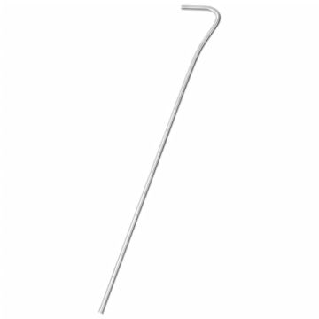 Picchetti per Tenda 25 pz 23 cm Ø4 mm in Acciaio Zincato