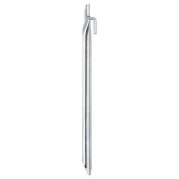 Picchetti Tenda 24 pz Forma di V 29,5 cm Ø20 mm Acciaio Zincato