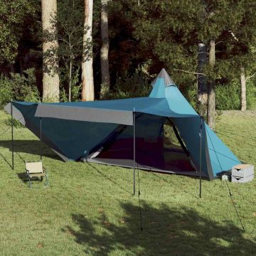 Tenda Familiare Tipi per 8 Persone Blu Impermeabile