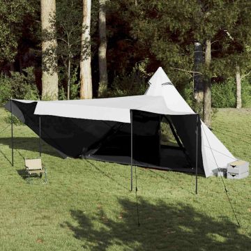 Tenda Familiare Tipi 8 Persone Bianca Tessuto Impermeabile