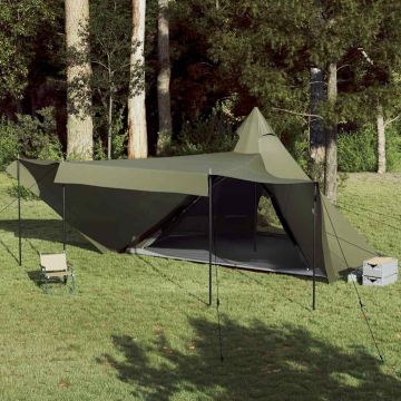 Tenda Familiare Tipi per 8 Persone Verde Oliva Impermeabile