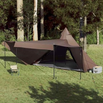 Tenda Familiare Tipi per 8 Persone Marrone Impermeabile