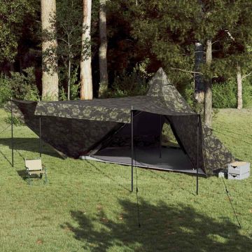 Tenda Familiare Tipi per 8 Persone Mimetica Impermeabile