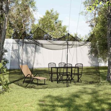 Zanzariera per Esterni 220 Maglie Nero 300x300x250 cm