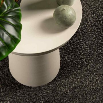 Tappeto ZIZUR Antracite 200x290 cm Aspetto Iuta Interni Esterni
