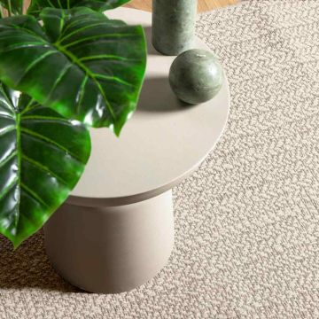 Tappeto ZIZUR Crema 160x230 cm Aspetto Iuta Interni ed Esterni