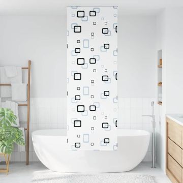 Tenda a Rullo Doccia 80x240 cm Larghezza Tessuto 76 cm