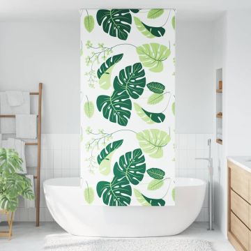 Tenda a Rullo Doccia 90x240 cm Larghezza Tessuto 86 cm