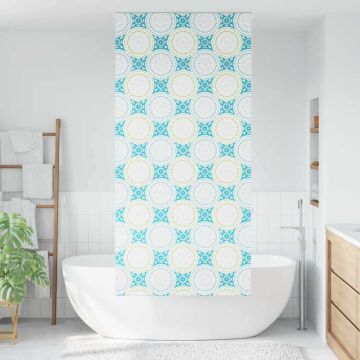 Tenda a Rullo Doccia 90x240 cm Larghezza Tessuto 86 cm