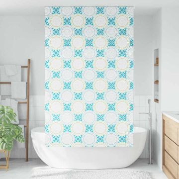 Tenda a Rullo Doccia 130x240 cm Larghezza Tessuto 126 cm