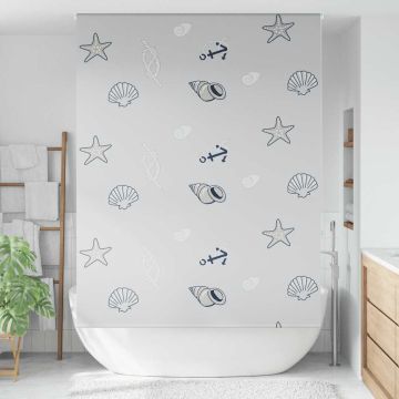 Tenda a Rullo Doccia 160x240 cm Larghezza Tessuto 156 cm