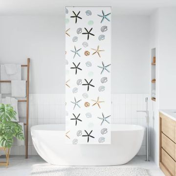 Tenda a Rullo Doccia 80x240 cm Larghezza Tessuto 76 cm