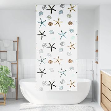 Tenda a Rullo Doccia 110x240 cm Larghezza Tessuto 106 cm