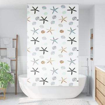 Tenda a Rullo Doccia 140x240 cm Larghezza Tessuto 136 cm