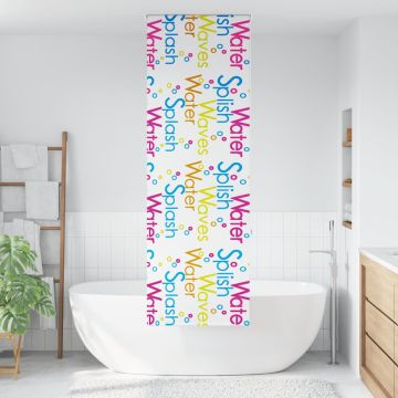 Tenda a Rullo Doccia 70x240 cm Larghezza Tessuto 66 cm