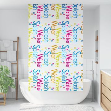 Tenda a Rullo Doccia 120x240 cm Larghezza Tessuto 116 cm