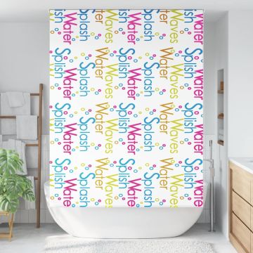 Tenda a Rullo Doccia 160x240 cm Larghezza Tessuto 156 cm