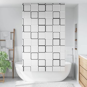 Tenda a Rullo Doccia 120x240 cm Larghezza Tessuto 116 cm