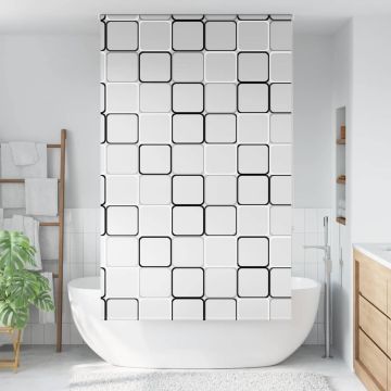 Tenda a Rullo Doccia 140x240 cm Larghezza Tessuto 136 cm