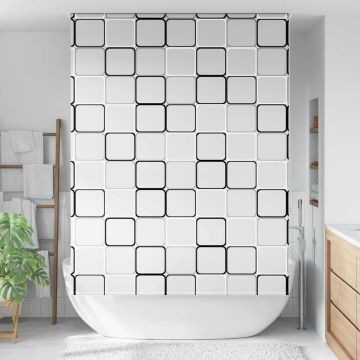 Tenda a Rullo Doccia 160x240 cm Larghezza Tessuto 156 cm
