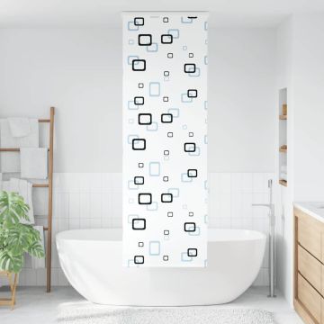 Tenda a Rullo Doccia con Cassonetto 70x240 cm Larghezza Tessuto