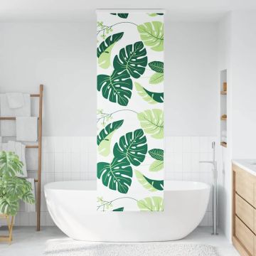 Tenda a Rullo per Doccia Cassonetto 60x240 cm Larghezza Tessuto