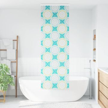 Tenda a Rullo per Doccia Cassonetto 80x240 cm Larghezza Tessuto