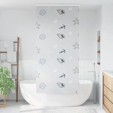Tenda a Rullo Doccia con Cassonetto 100x240cm Larghezza Tessuto