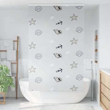 Tenda a Rullo Doccia con Cassonetto 120x240cm Larghezza Tessuto