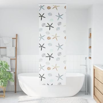 Tenda a Rullo per Doccia Cassonetto 60x240 cm Larghezza Tessuto