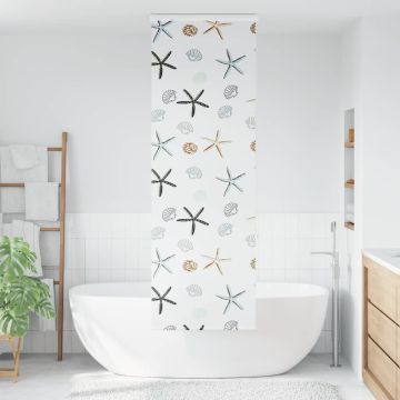 Tenda a Rullo Doccia con Cassonetto 70x240 cm Larghezza Tessuto